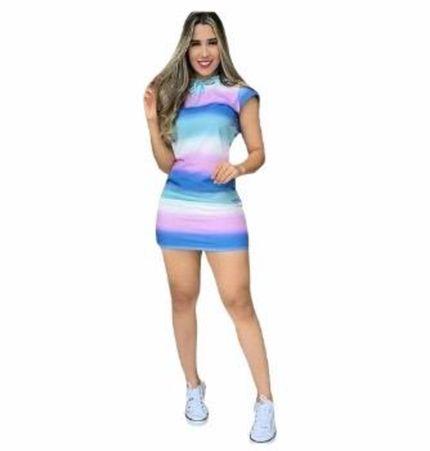 Vestido Curto Tie Dye