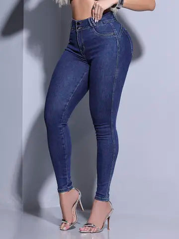 CALÇA FEMININA EMPINA BUMBUM MODELADORA ELEGANTE REALÇA AS CURVAS