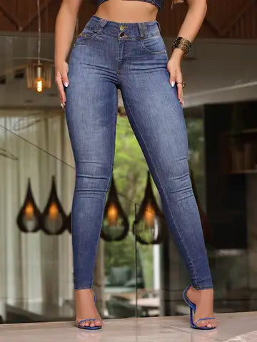 CALÇA FEMININA SKINNY MODELADORA