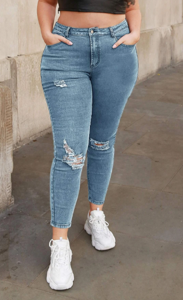 Calça Jeans Sexy Plus Size